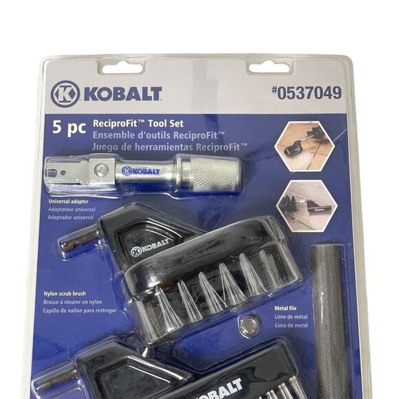 Kobalt 5 Pc ReciproFit Tool Set Reciprocating Saw Attachments 0537049 NEW - Picture 2 of 5